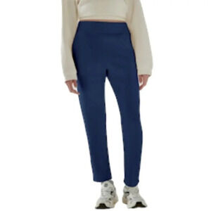 Leze Kendal Pant Navy Women’s Size S Elastic Waist Pockets Sweatpants Joggers